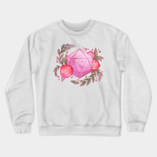 Pink transparent dice Crewneck Sweatshirt